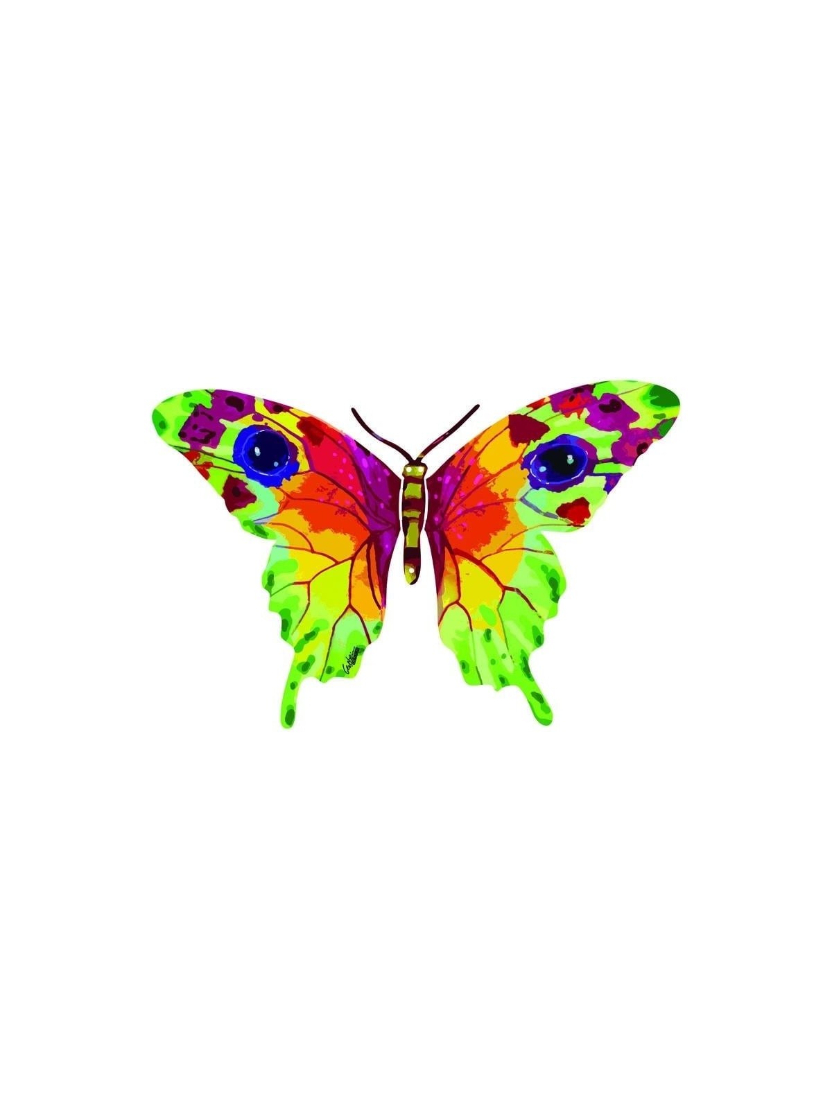 David Gerstein Signed Wall Hanging - Butterfly - Vered